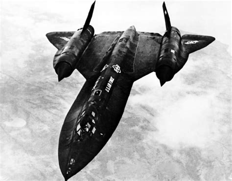 SR-71 Blackbird in flight