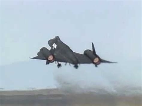 SR-71 Blackbird taking off