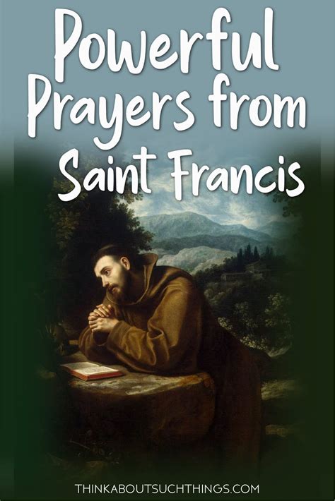 St Francis Prayer Image 1