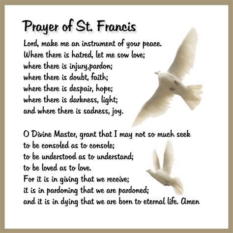 St Francis Prayer Image 6