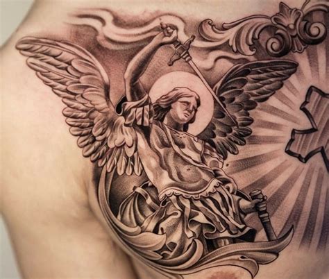 St Michael Archangel tattoos