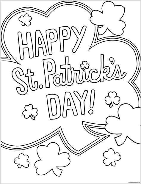 St. Patrick's Day coloring pages