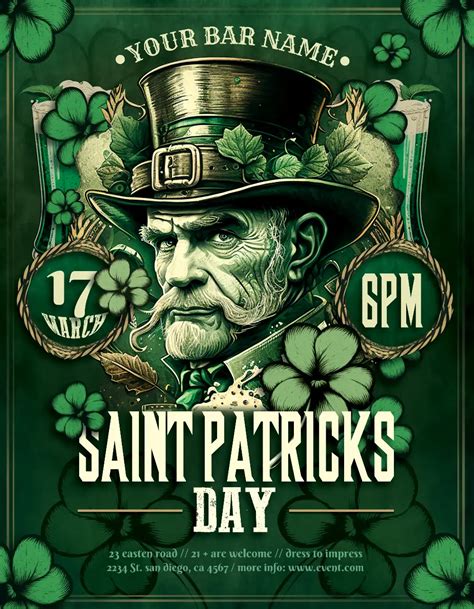 St. Patrick's Day Flyer Template 1