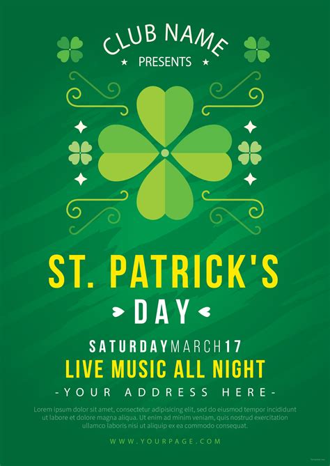 St. Patrick's Day Flyer Templates