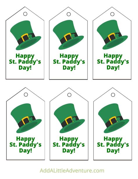 St. Patrick's Day Gift Tag