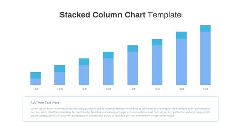 Stacked column chart templates