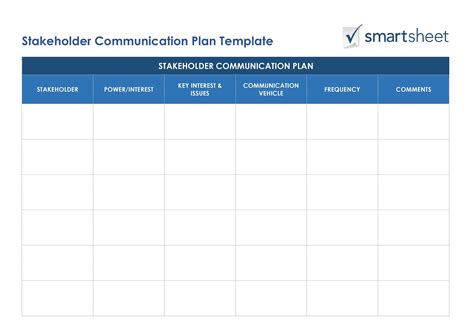 Stakeholder Communication Template