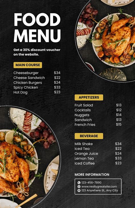 Stamp Foods Menu Highlights