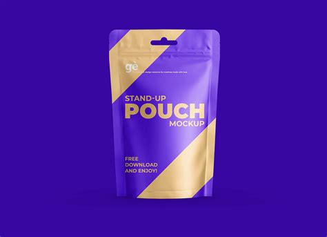 Stand Up Pouch Template Design