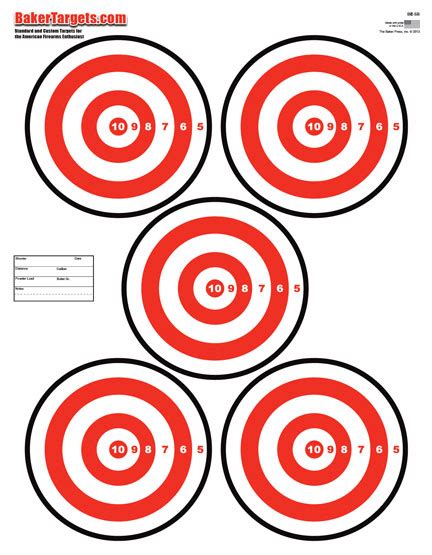 Standard Bullseye Target