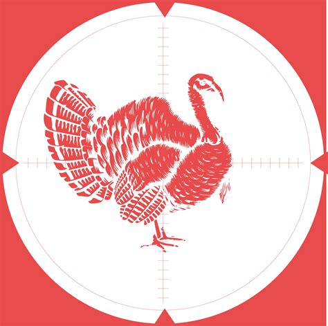 Standard Turkey Head Target for Shooting Practice