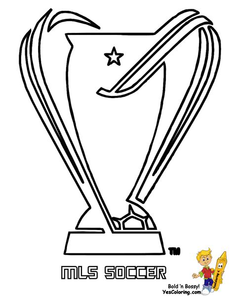 Stanley Cup Trophy Coloring Page