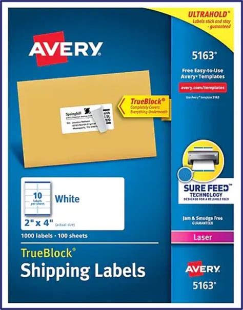 Staples shipping label template with customization options