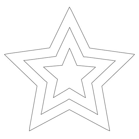 Free Star Stencil Printables