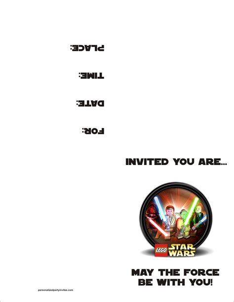 Star Wars Corporate Event Invitation Template