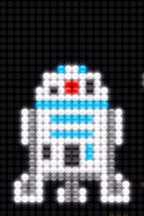 Luke Skywalker Lite Brite Template