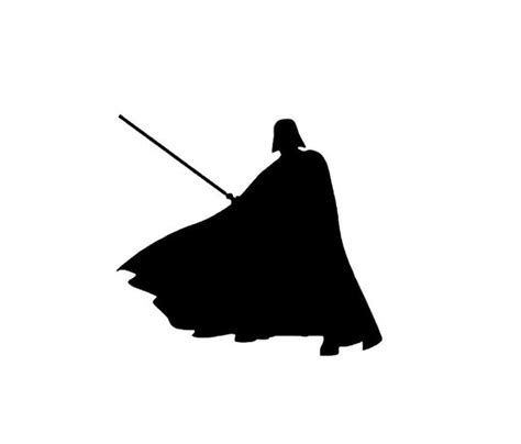 Darth Vader Silhouette Template