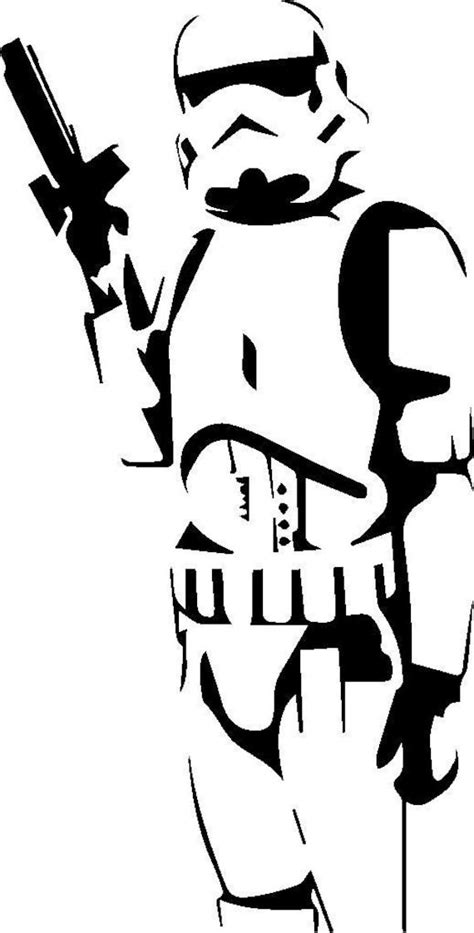 Stormtrooper Silhouette Template