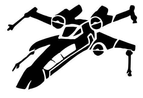 X-Wing Silhouette Template