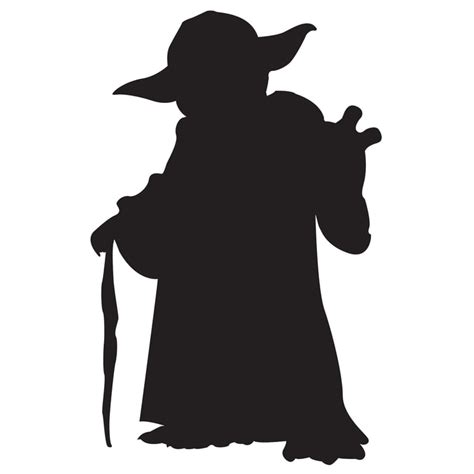 Yoda Silhouette Template