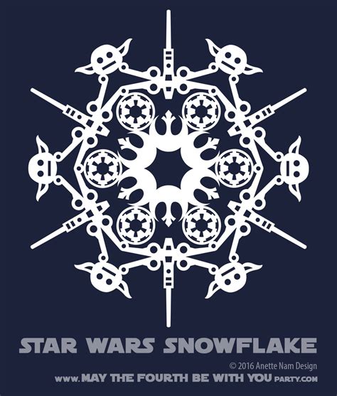 Star Wars snowflake template ideas