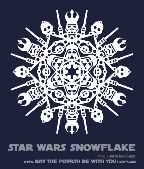 Star Wars Snowflake Templates