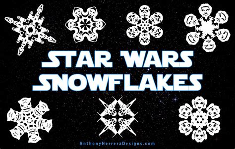 Star Wars Snowflake Templates