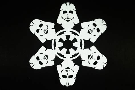 Darth Vader Snowflake Template