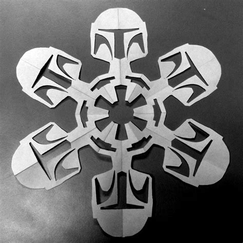 Yoda Snowflake Template