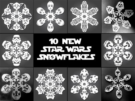 Star Wars snowflakes templates