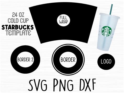 Starbucks SVG Template 8