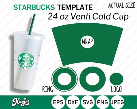 Starbucks SVG Template 9