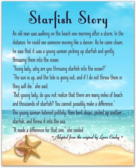 A person using a starfish story template to build confidence