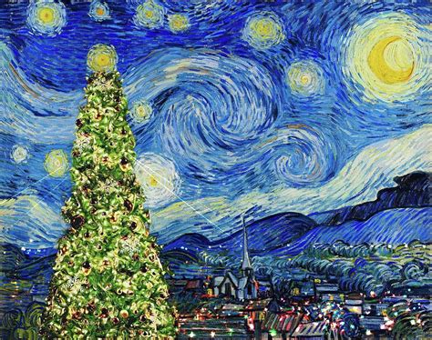 Starry Night Christmas Tree