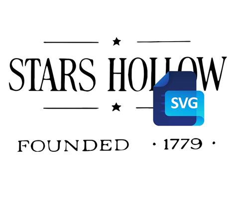 Stars Hollow logo printable 7