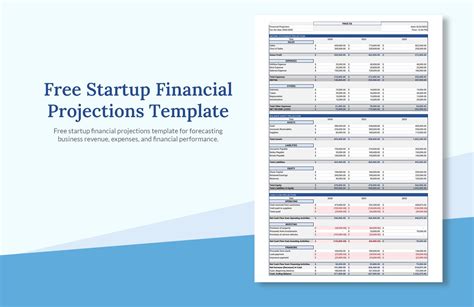 Startup Financial Projections Template Xls Image 3