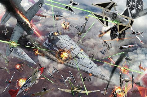 Star Wars Meets World War 2: A Galactic Battle