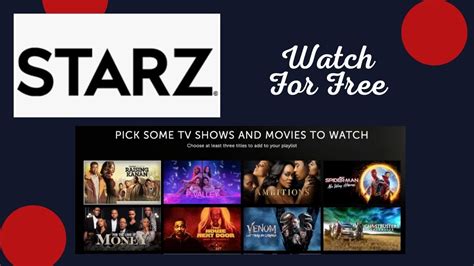 Starz Channel on Dish Streaming Service