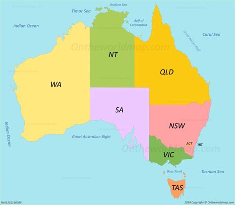 State Abbreviations Australia