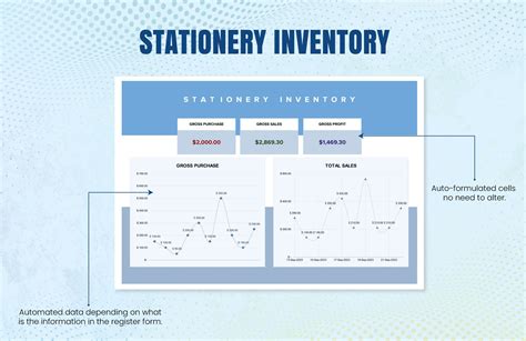 Stationery Inventory Template