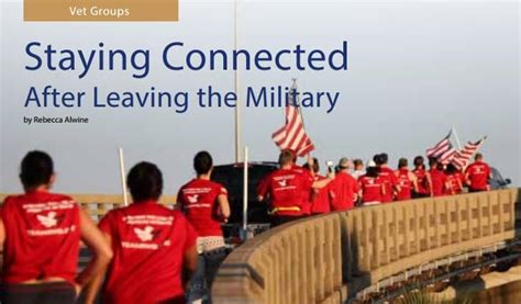 Staying connected with the military community