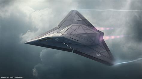 A design concept for a stealth bomber