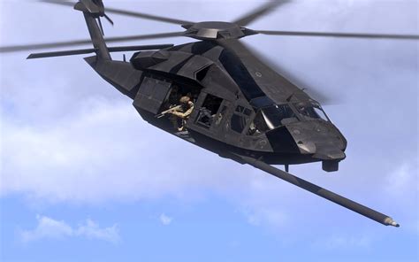 Stealth Helicopter in Nighttime Operations