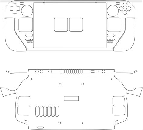 Custom Steam Deck skin template 2