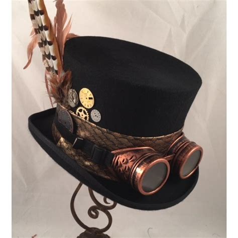 Steampunk-inspired top hat