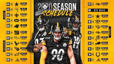 Steelers game schedule