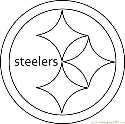 Steelers Logo Coloring Page