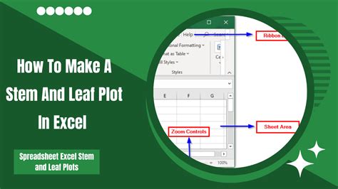 Stem and leaf display data analysis in Excel