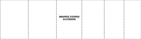 Stepped Accordion Fold Template Design Ideas