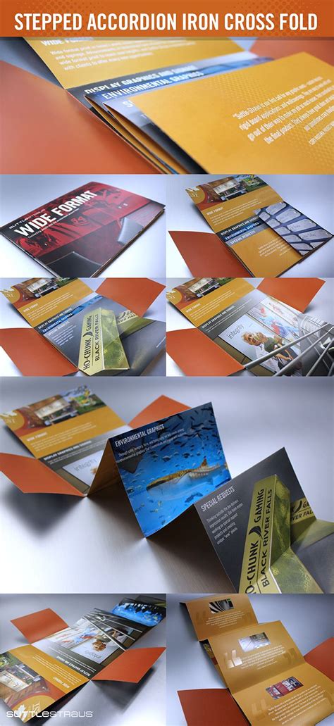 Stepped Accordion Fold Template Examples